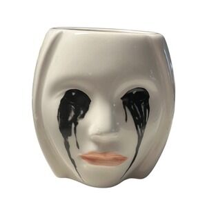 American Horror Story Ceramic Asylum Crying Nun Mug Pen Holder Flower Pot 3"